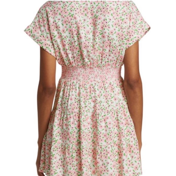 NWT Alice + Olivia Keela Floral Smocked Waist
Mini Dress - Picture 3 of 3